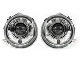 2002-2006 Mercedes G-Class Facelift Look Chrome Projector Headlights