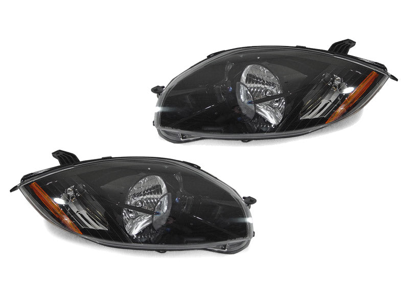 2006-2009 Mitsubishi Eclipse Black Housing Headlights