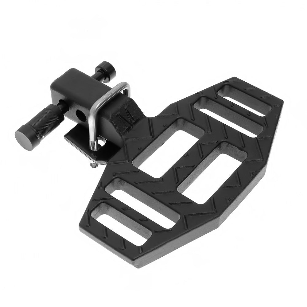 Iron Rear Hitch Step Universal Class 3 Hitch Step, Fits all 2" receiver hitch\ Width 12"(With Pin Lock/Stabilizer and Hardware) HS03CAA2B