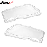 Fits 02-05 BMW E46 3-series Clear Head Lights Headlamp Lense Cover