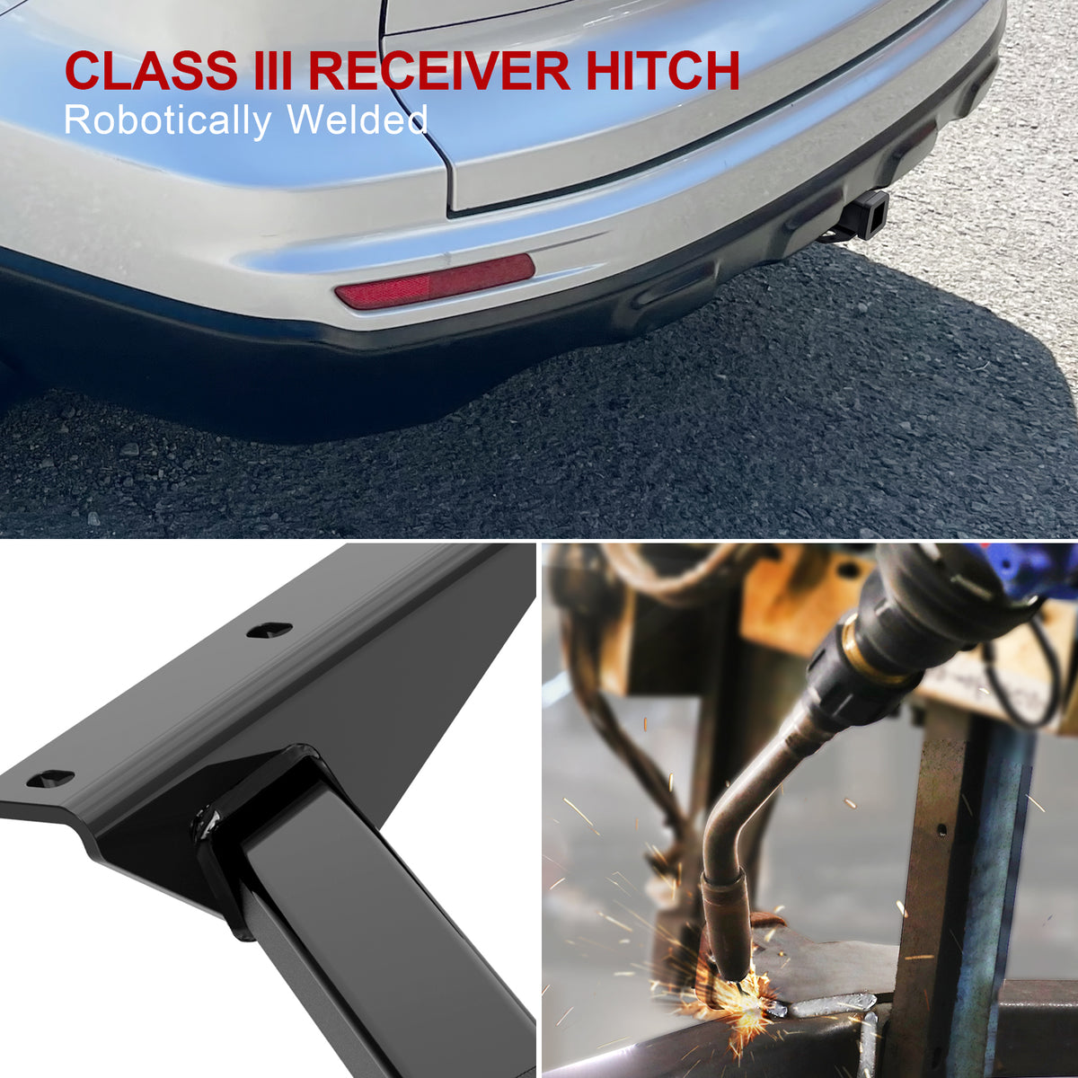 Carbon Steel Rear Hitch Class 3 2007-2011 Honda CR-V HT18CBF10