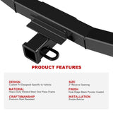 Carbon Steel Rear Hitch Class 3 2005-2010 Kia Sportage\2005-2009 Hyundai Tucson HT18CCH83