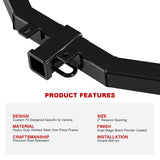 Carbon Steel Rear Hitch Class 3 2010-2016 Cadillac SRX HT18CDJ15