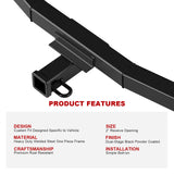 Carbon Steel Rear Hitch Class 3 2019-2023 Ford Ranger HT18CJD17