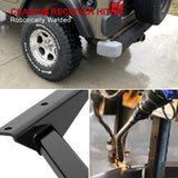 Carbon Steel Rear Hitch Class 3 1997-2006 Jeep Wrangler , Incl. with Tube Bumper and Rubicon HT24CAC41