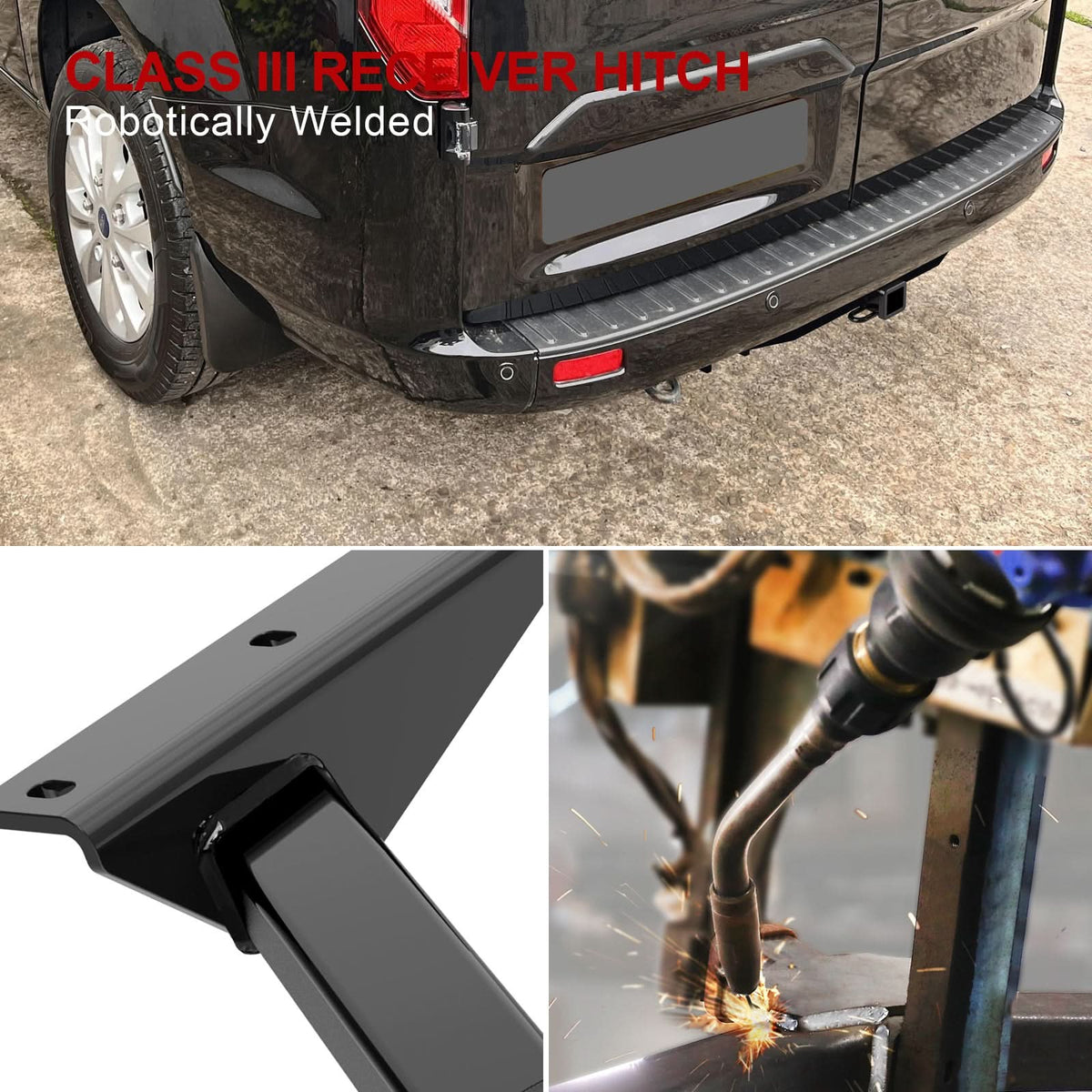 Carbon Steel Rear Hitch Class 3 2010-2013 Ford Transit Connect HT24CAF33