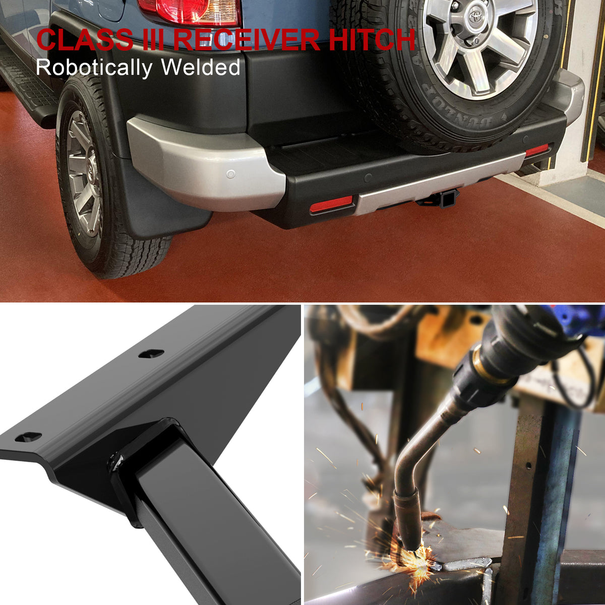 Carbon Steel Rear Hitch Class 3 2007-2014 Toyota FJ Cruiser HT24CCG50