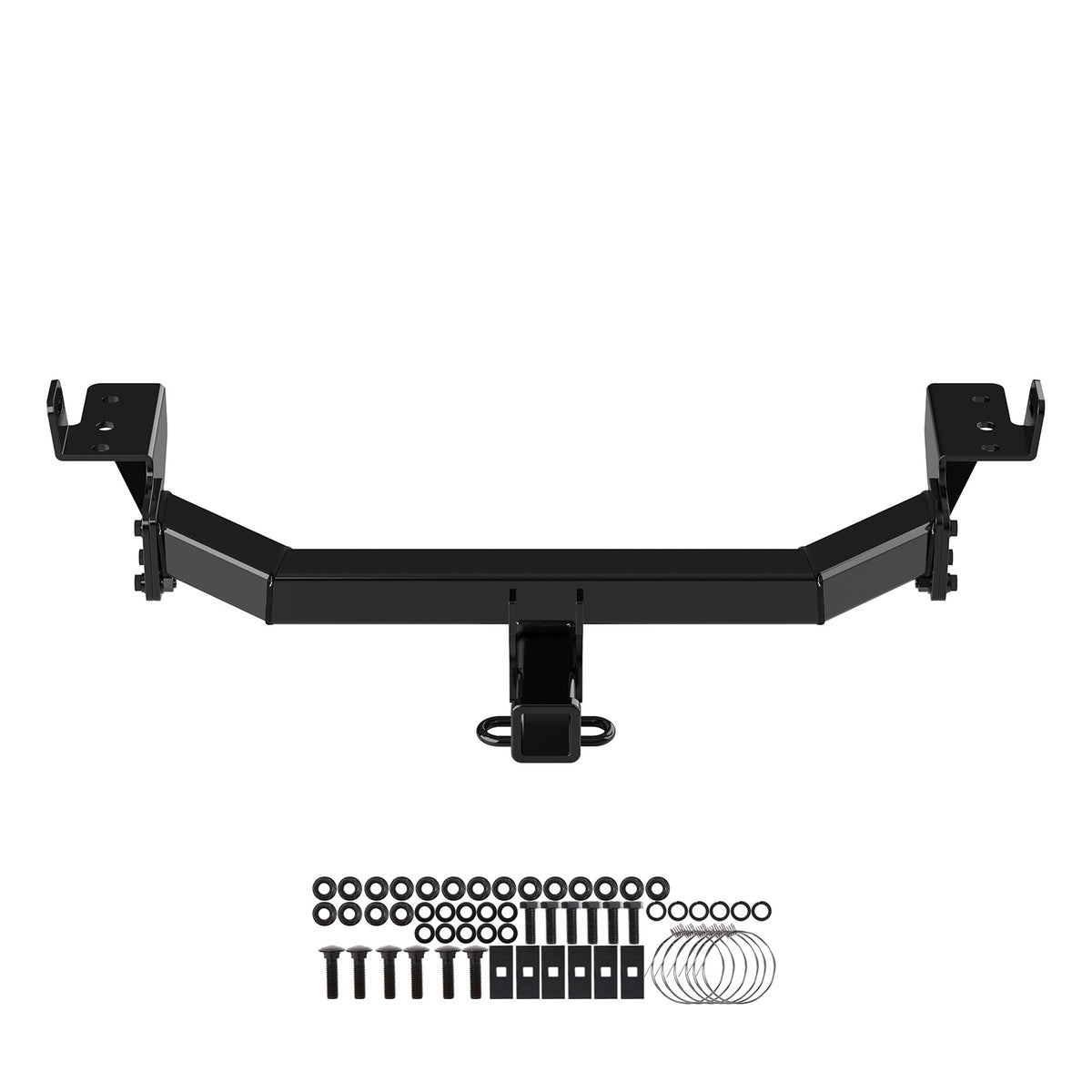 Carbon Steel Rear Hitch Class 3 2014-2015 Jeep Cherokee (Latitude/Limited/Sport/Trailhawk)\ 2016 Jeep Cherokee(Trailhawk/Sport/Overland/Limited/Latitude/75th Anniversary)\ 2017-2018 Jeep Cherokee (Latitude/Limited/Sport/Trailhawk/Overland) HT24CJA72