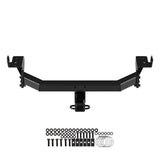 Carbon Steel Rear Hitch Class 3 2014-2015 Jeep Cherokee (Latitude/Limited/Sport/Trailhawk)\ 2016 Jeep Cherokee(Trailhawk/Sport/Overland/Limited/Latitude/75th Anniversary)\ 2017-2018 Jeep Cherokee (Latitude/Limited/Sport/Trailhawk/Overland) HT24CJA72