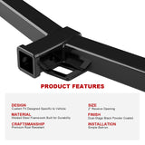 Carbon Steel Rear Hitch Class 3 2015-2024 Ford Transit-150/Transit-250/Transit-350\2022-2024 Ford E-Transit  HT24CJA93