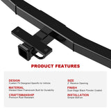 Carbon Steel Rear Hitch Class 3 2016-2023 Toyota Tacoma (Excl. Factory Receiver) HT24CJB64