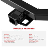 Carbon Steel Rear Hitch Class 3 2021-2024 Kia Sorento\2021-2023 Hyundai Santa Fe  HT24CJD73
