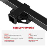 Carbon Steel Rear Hitch Class 3 1999-2017 Honda Odyssey HT24CJJ68