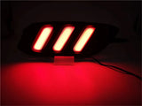 LED Rear Bumper Tail Light Set – For Honda Civic 2016–2018 | DRL, Brake & Turn Signal Reflector Lamps (Left & Right)