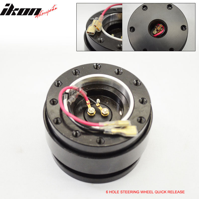 Universal JDM Racing Steering Wheel Quick Release Sanp Off Aluminum