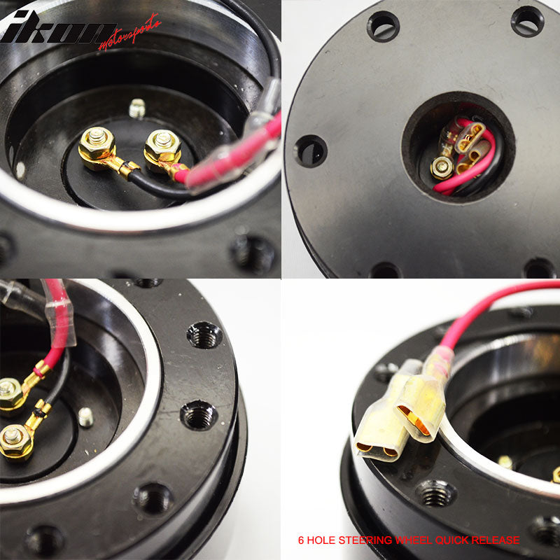 Universal JDM Racing Steering Wheel Quick Release Sanp Off Aluminum
