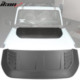 2021-2025 Ford Bronco Non-Functional Black Front Hood Bonnet Cover ABS