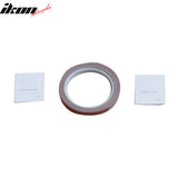 2016-2020 Honda Civic 10th Gen V1 Black Front Hood Scoop Vents ABS 2PC