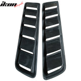 Universal Fitment 20x5" Air Flow Hood Vent Scoop Bonnet Cover 2PC