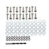 Front Spoiler Side Skirt Extension M6 Drill Bolts Nuts Washer Hardware