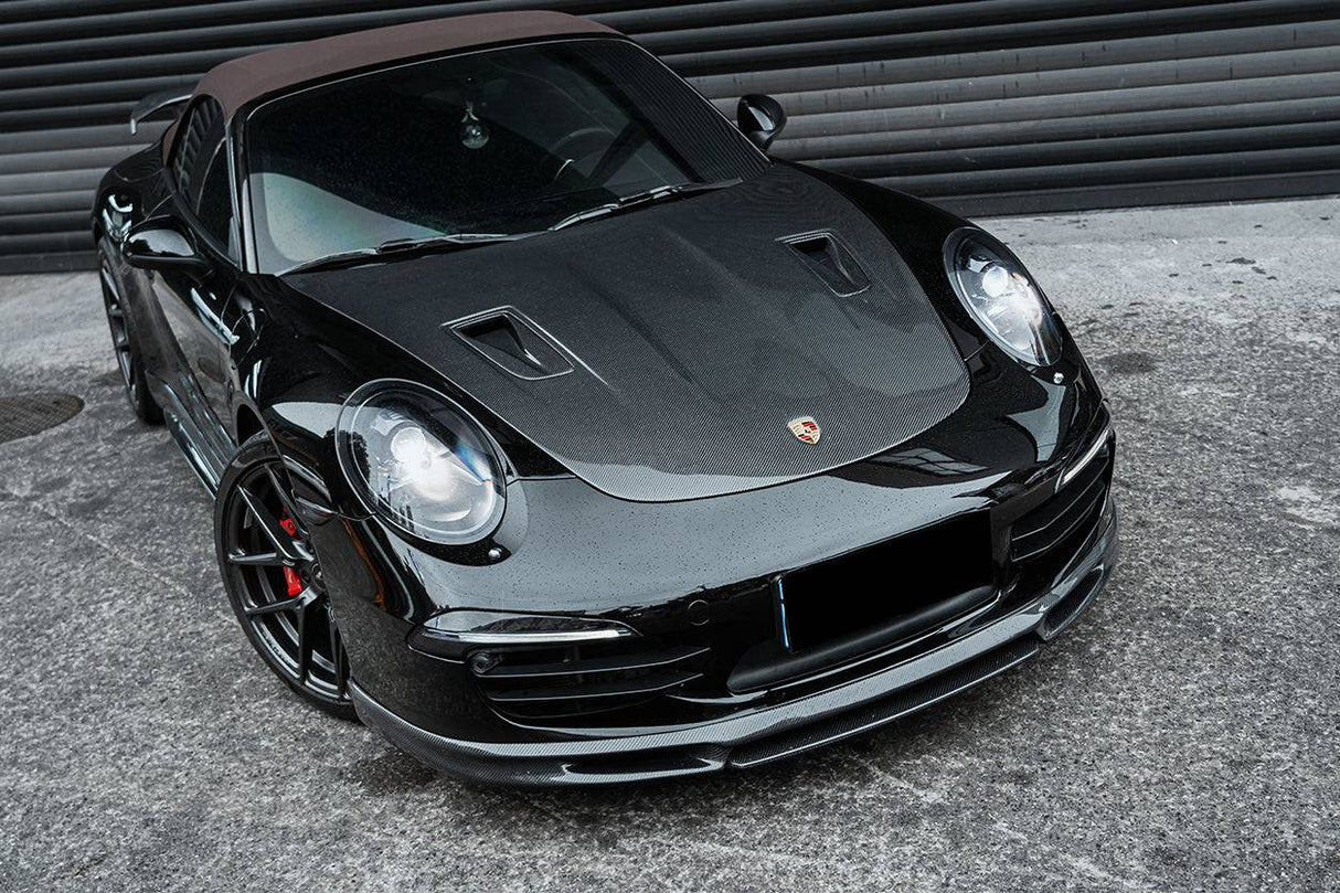 2013-2019 Porsche 991 Carrera Targa S 4 4s GT3 Convert GT2RS Style Carbon Fiber Hood