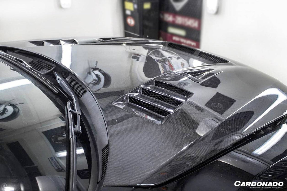 2008-2016 Nissan GTR R35 CBA  DBA BSE2 Style Carbon Fiber Hood