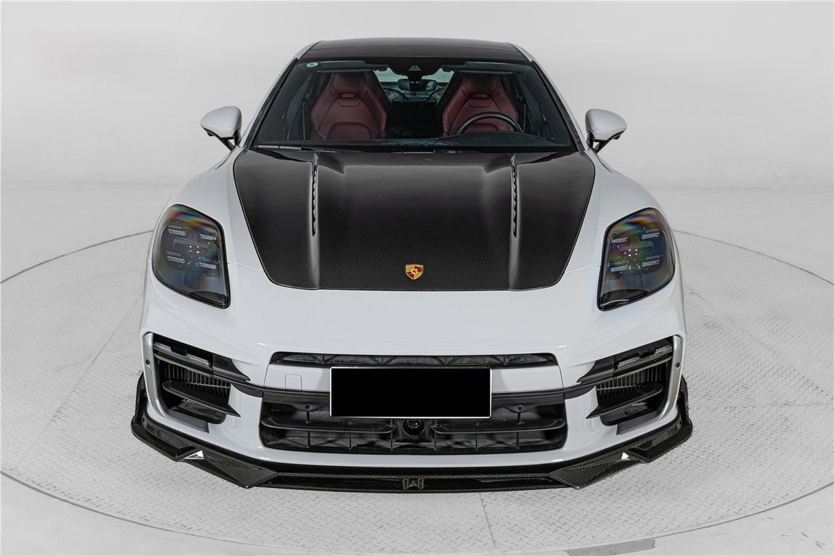 2024-UP Porsche Panamera 976  Autoclave Carbon Fiber Hood Carbonado (TP) Fits: S, 4, 4S, GTS, Turbo, E-Hybrid,