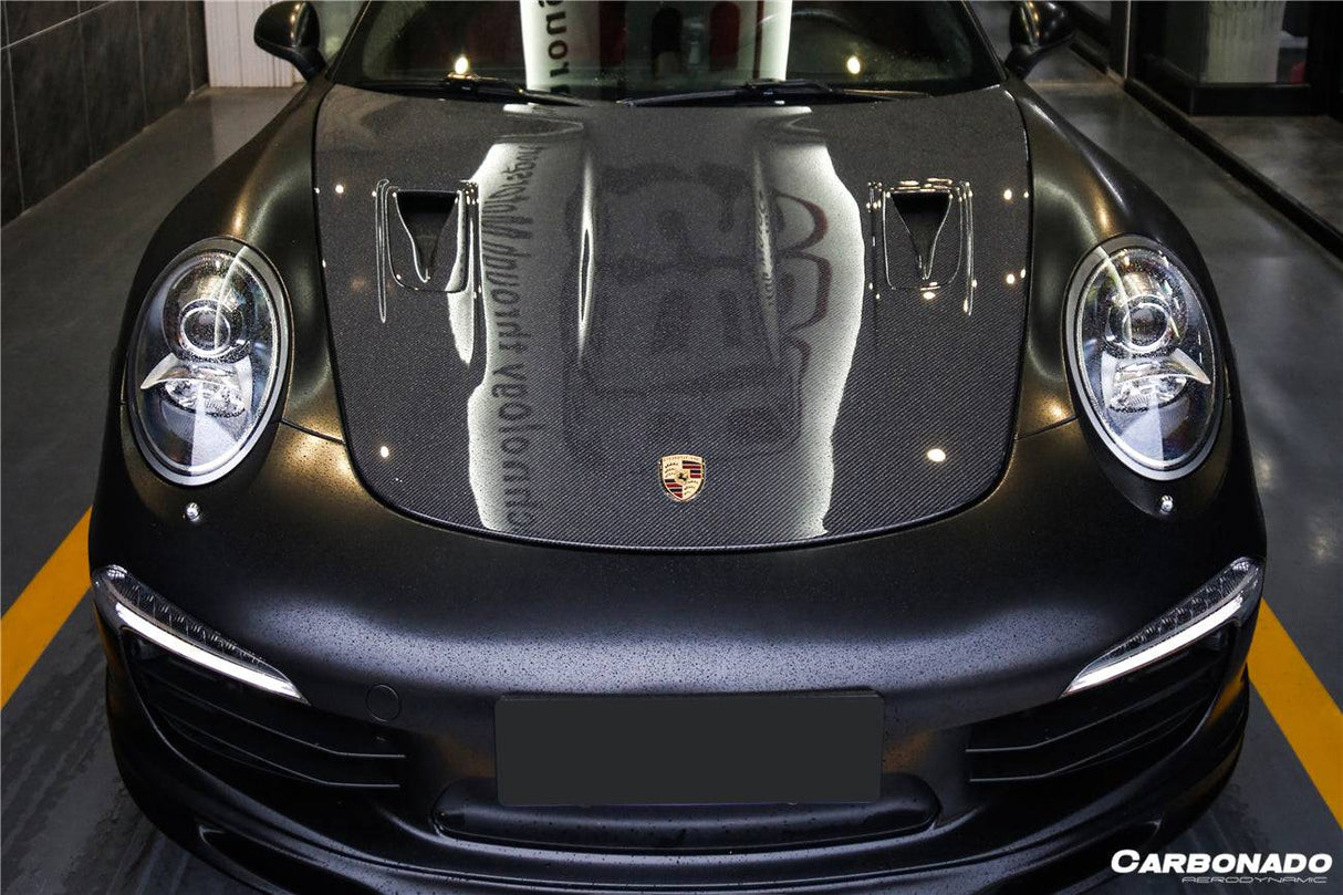2013-2019 Porsche 991 Carrera Targa S 4 4s GT3 Convert GT2RS Style Carbon Fiber Hood
