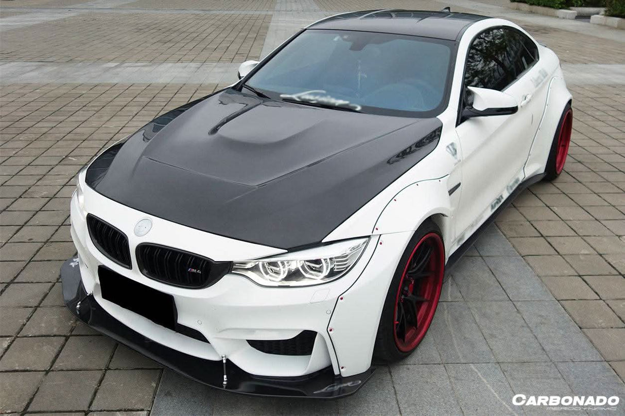 2014-2020 BMW F80 M3 | F82 M4 GTS Design Carbon Fiber Hood