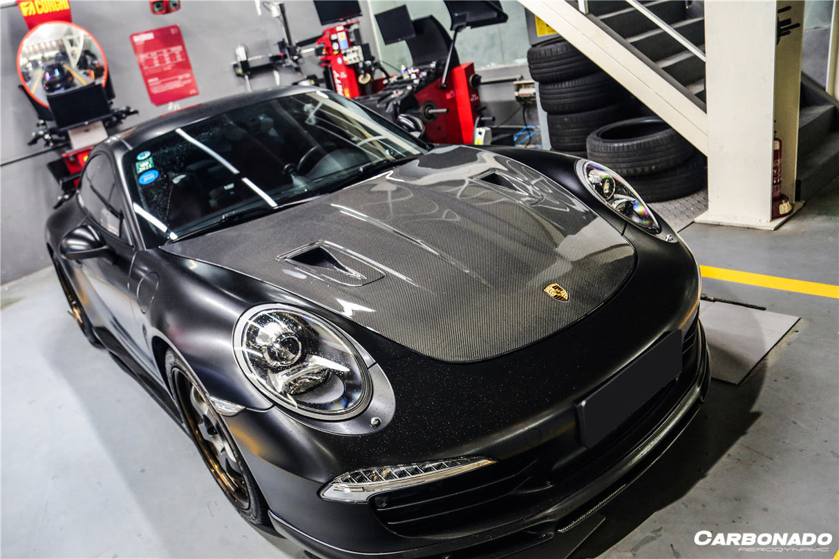 2013-2019 Porsche 991 Carrera Targa S 4 4s GT3 Convert GT2RS Style Carbon Fiber Hood