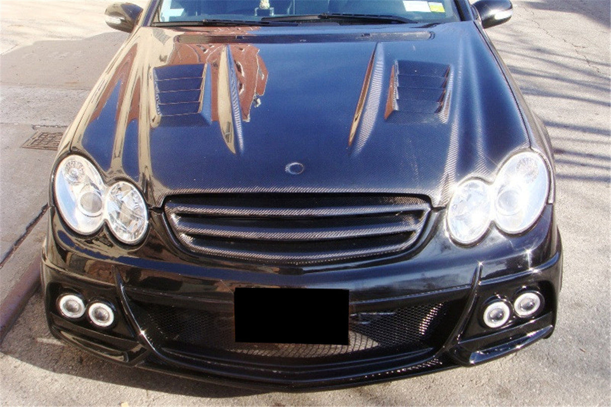 2003-2008 Mercedes Benz W209 CLK  W203 C55 AMG WI Style Hood Bonnet