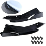 Universal Rear Bumper Side Splitters – 48cm ABS Corner Aero Trim (Pair)