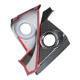 Carbon Fiber Grain A-Pillar Speaker Cover Trim for Honda Civic Sedan (2016–2019) | Front Door Interior Upgrade – 2PC Set