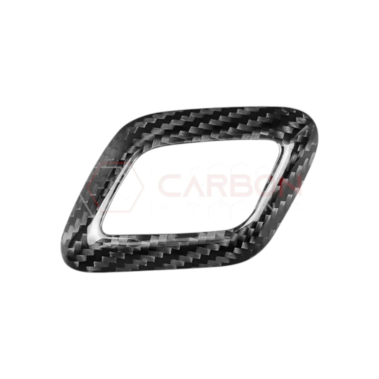 Shift Knob Chrome Trim Delete Carbon Fiber Cover For F150 2015-2020