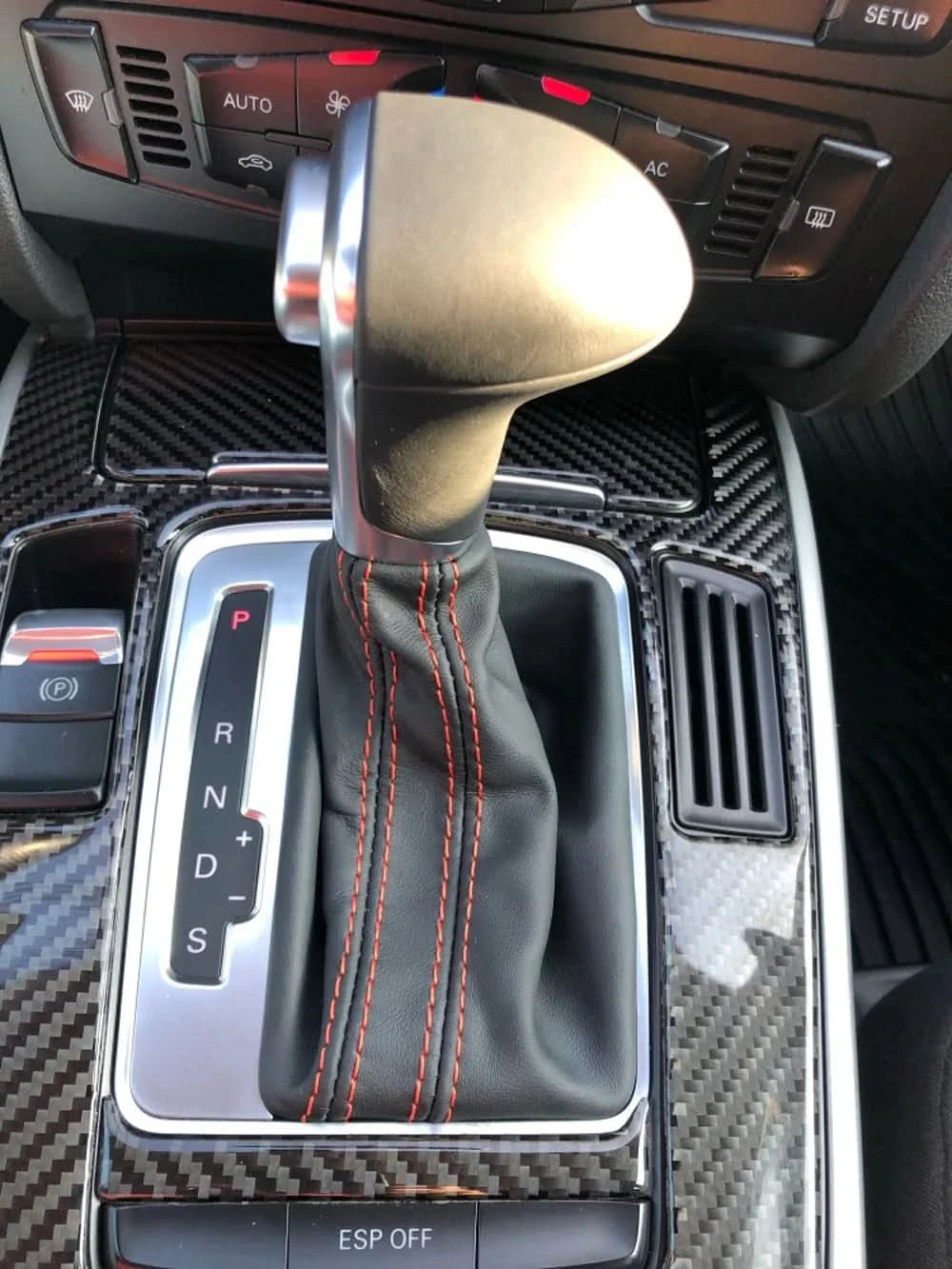 Automatic Gear Shift Knob & Leather Boot – Audi A4 B8 / A5 / Q5 (2008–2015)