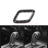 Shift Knob Chrome Trim Delete Carbon Fiber Cover For F150 2015-2020