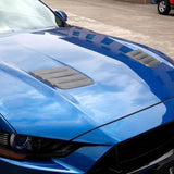 Front Hood Intake Vent Louvers & Fog Light Winglet Cover Trim for Ford Mustang 2018–2022 | Aggressive Front-End Styling Upgrade