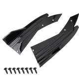 Universal Rear Bumper Side Splitters – 48cm ABS Corner Aero Trim (Pair)