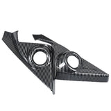 Carbon Fiber Grain A-Pillar Speaker Cover Trim for Honda Civic Sedan (2016–2019) | Front Door Interior Upgrade – 2PC Set