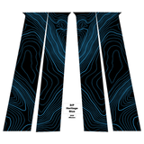 Topographic B Pillar Overlays - 2024+ Tacoma Double Cab / 2025+ 4Runner