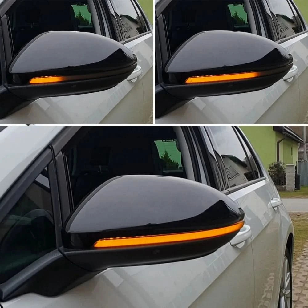 LED Dynamic Turn Signal Side Mirror Indicator Lights for VW Golf 7 / 7.5 GTI R Jetta MK7 Touran | Sequential Flowing Blinker Upgrade