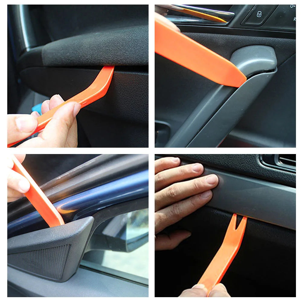 Trim & Panel Removal Tool Kit (4-Piece) – Interior/Exterior Pry Tools for Automotive