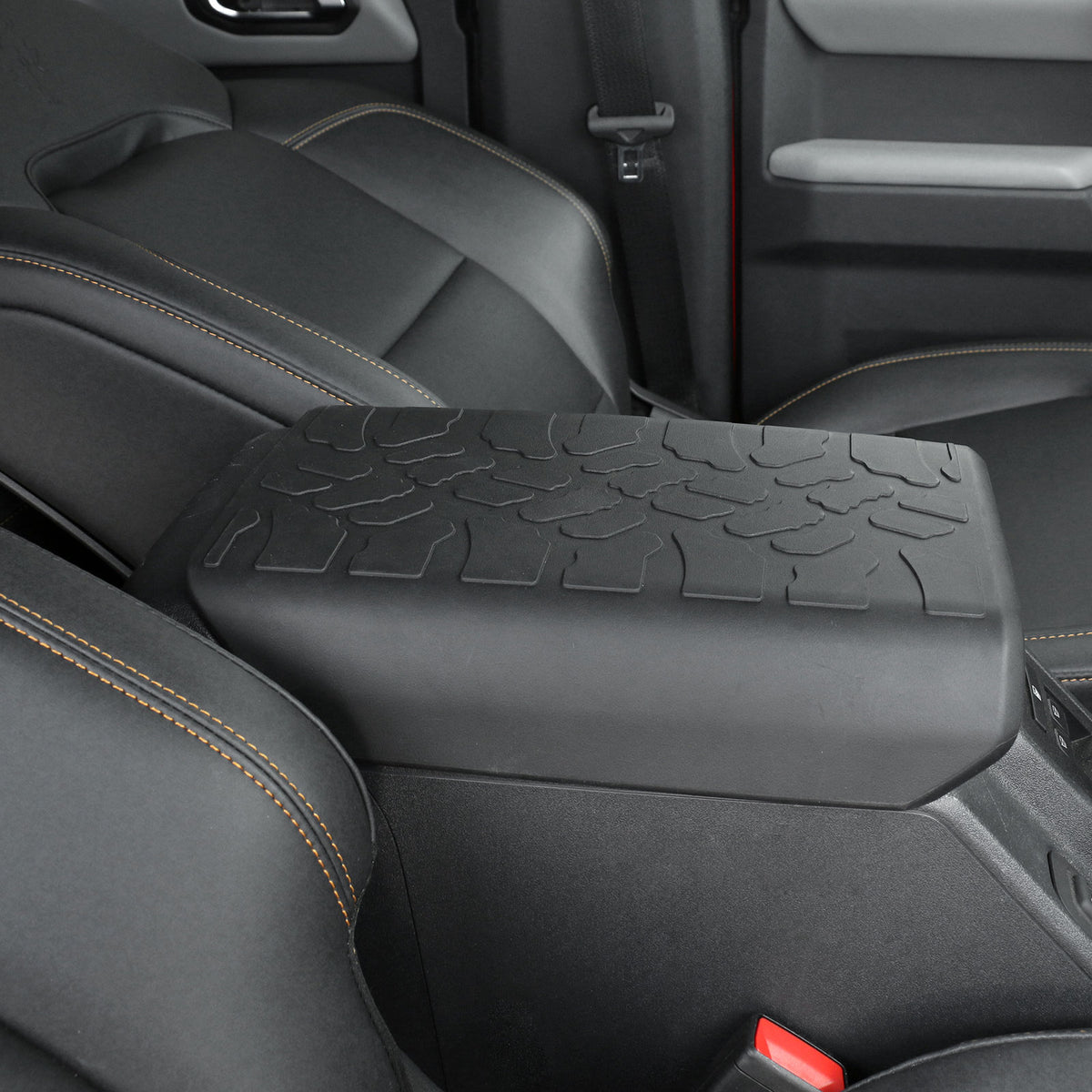 2021-2025 Ford Bronco 2/4 Door Black TPE Center Console Armrest Cover