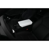 2024-2025 Tesla Model 3 White Center Console Lid Armrest Cover Pad TPE