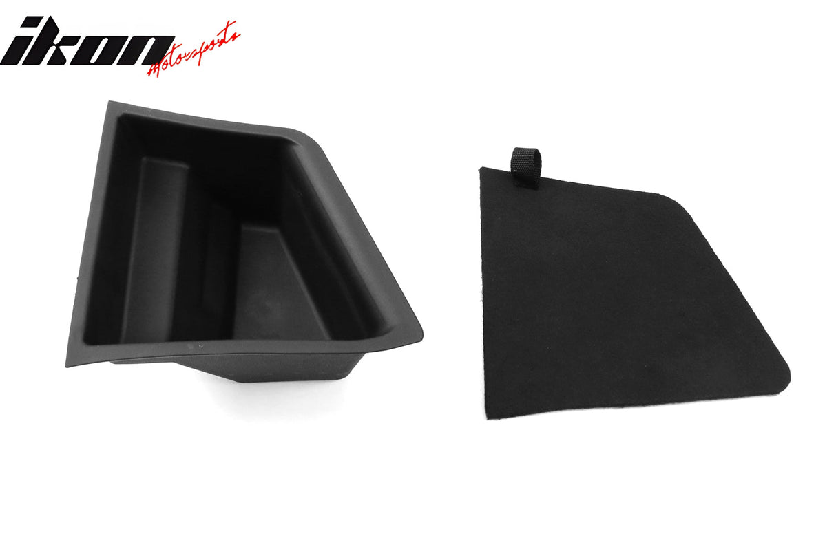 2020-2023 Tesla Model 3 Black Rear Left Side Storage Box TPE ABS 2PCS