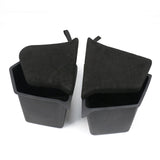 2020-2023 Tesla Model Y Black Rear Left Right Storage Box TPE ABS 4PCS
