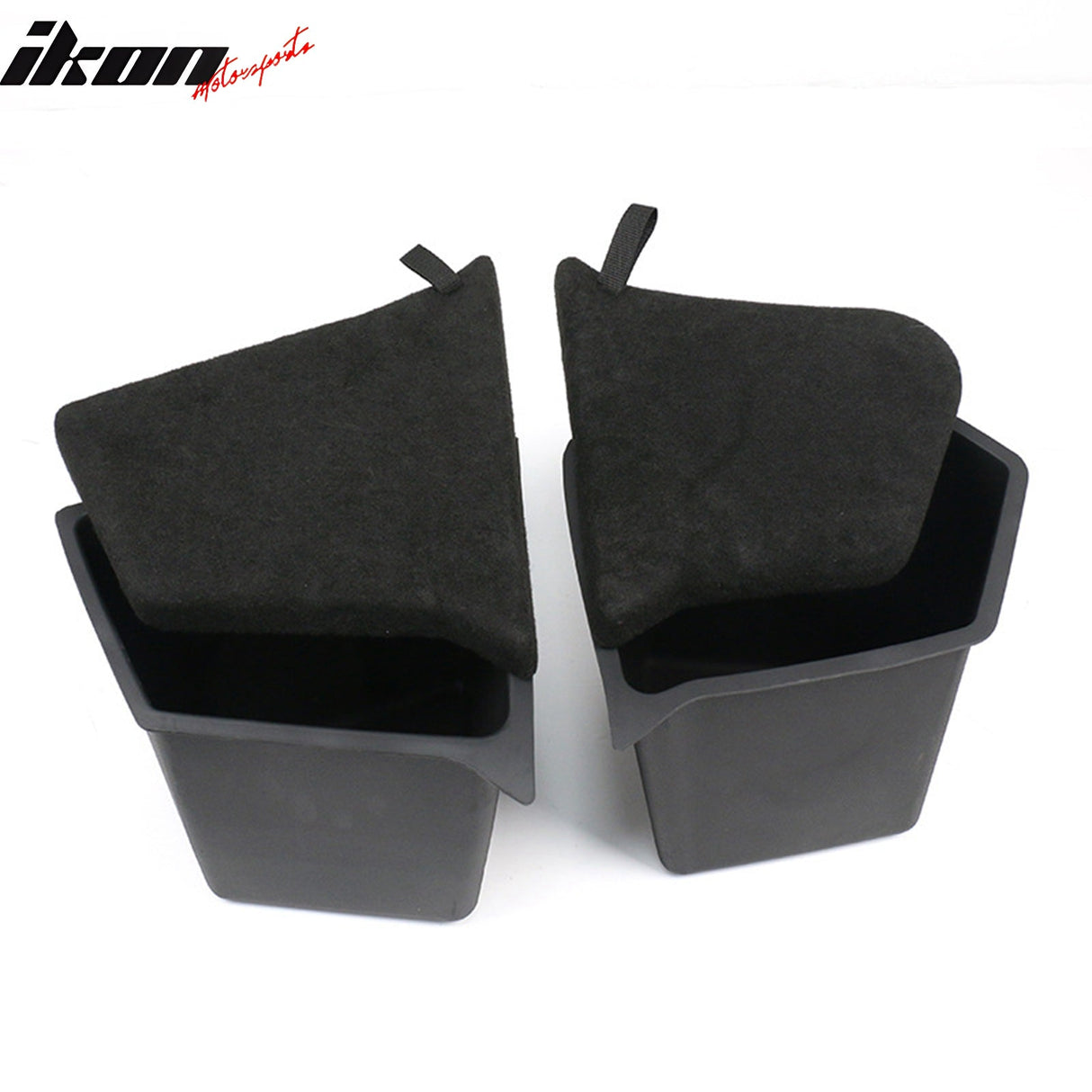 2020-2023 Tesla Model Y Black Rear Left Right Storage Box TPE ABS 4PCS