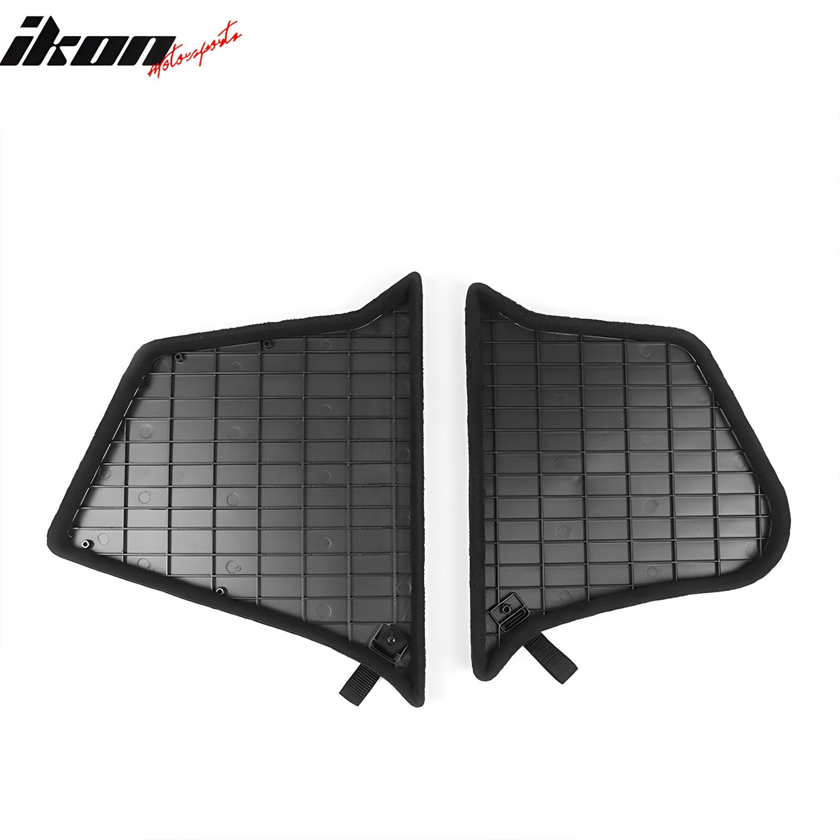 2020-2023 Tesla Model Y Black Rear Left Right Storage Box TPE ABS 4PCS