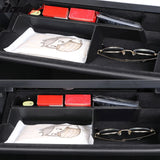 2022-2024 Tesla Model Y Black Glove Compartment Storage Organizer PP