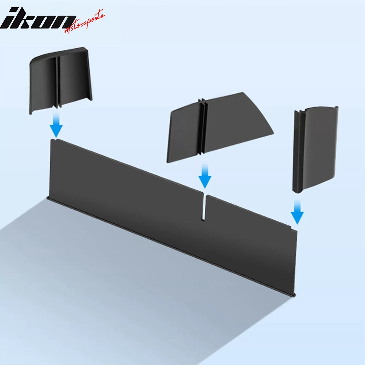 2022-2024 Tesla Model Y Black Glove Compartment Storage Organizer PP